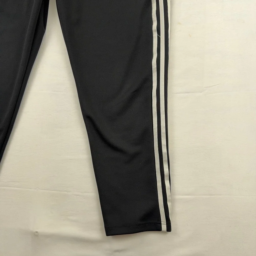 Adidas Track Pants 3 Stripe Athletic‎ Joggers Training Medium Black White